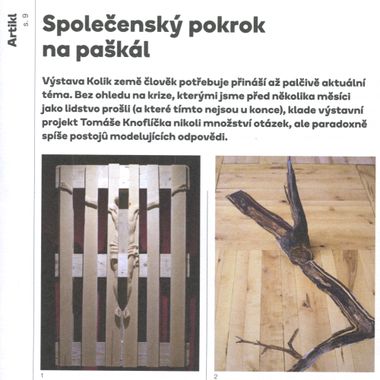 Artikl review: Společenský pokrok na paškál