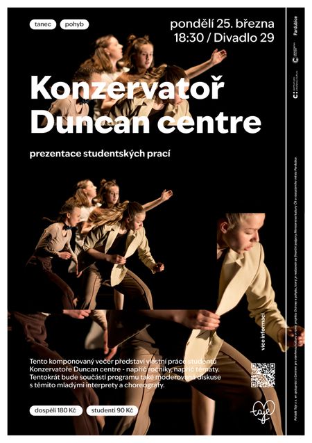 Konzervatoř Duncan centre: prezentace studentských prací • VYPRODÁNO