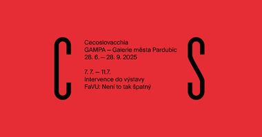 Intervence do výstavy CECOSLOVACCHIA: FaVU: Není to tak špatný