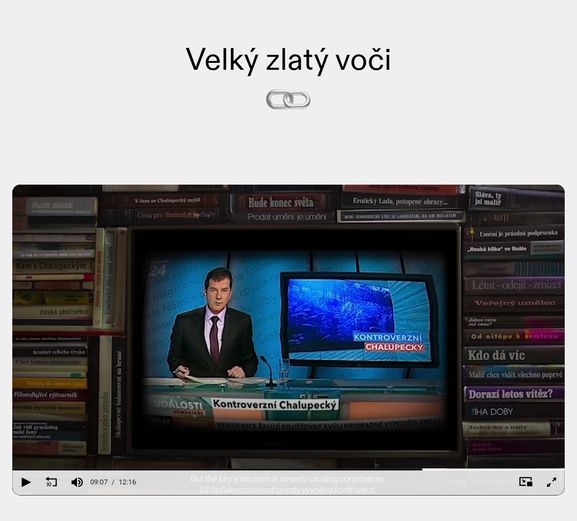 Artyčok.tv report: Velký zlatý voči – 35 let Ceny Jindřicha Chalupeckého