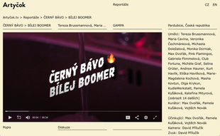 Artyčok.tv report: Černý bávo > bílej boomer